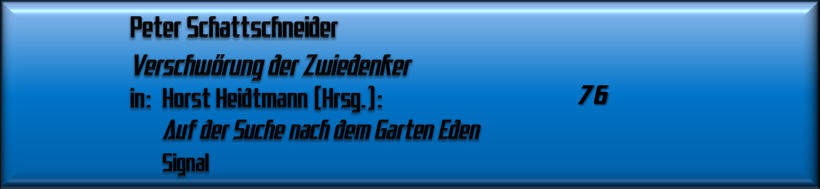 Peter Schattschneider, Verschwörung der Zweidenker