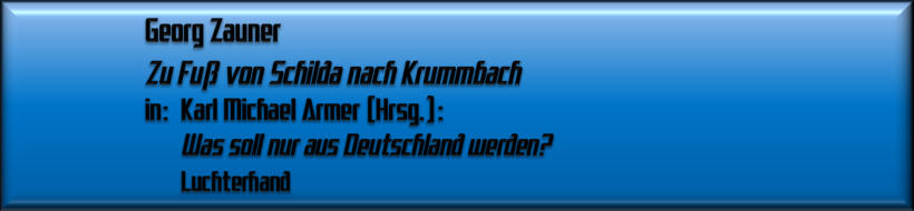 Georg Zauner, Zu Fuß von Schilda nach Krummbach