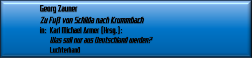 Georg Zauner, Zu Fuß von Schilda nach Krummbach