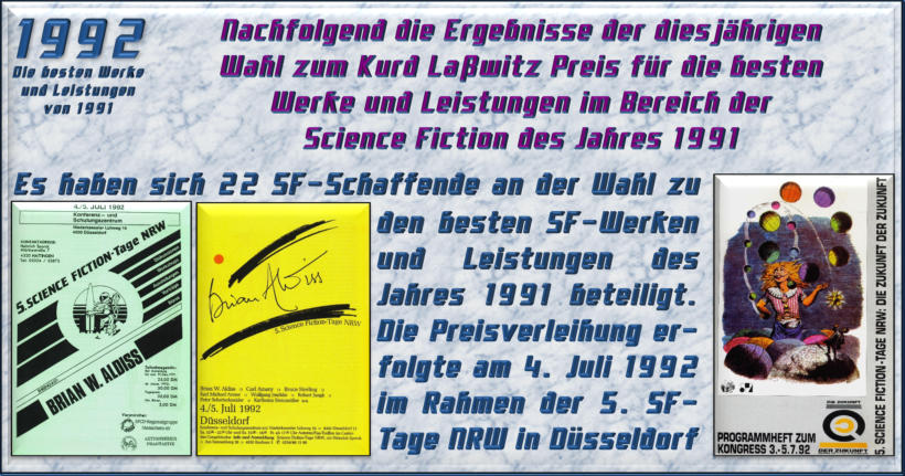 1992 - Die besten Werke und Leistungen von 1991