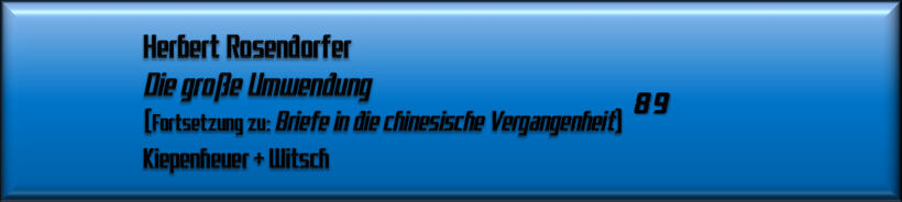Herbert Rosendorfer, Die große Umwendung