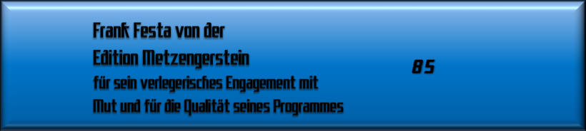 Frank Festa von der Edition Metzengerstein 
