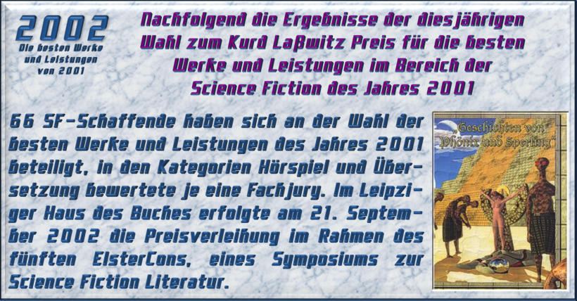 2002 - Die besten Werke und Leistungen von 2001