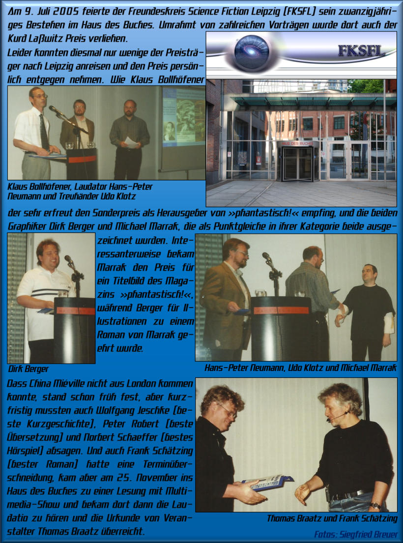 Preisverleihung 2005