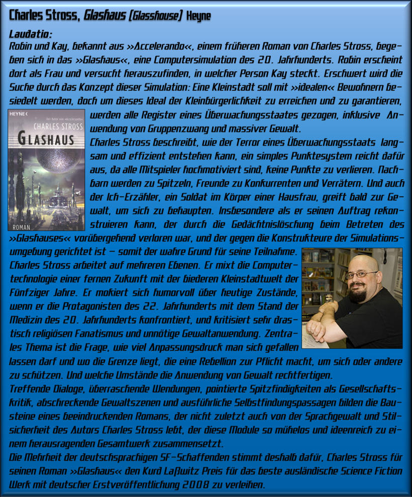 Laudatio Ausländisches Werk 2009