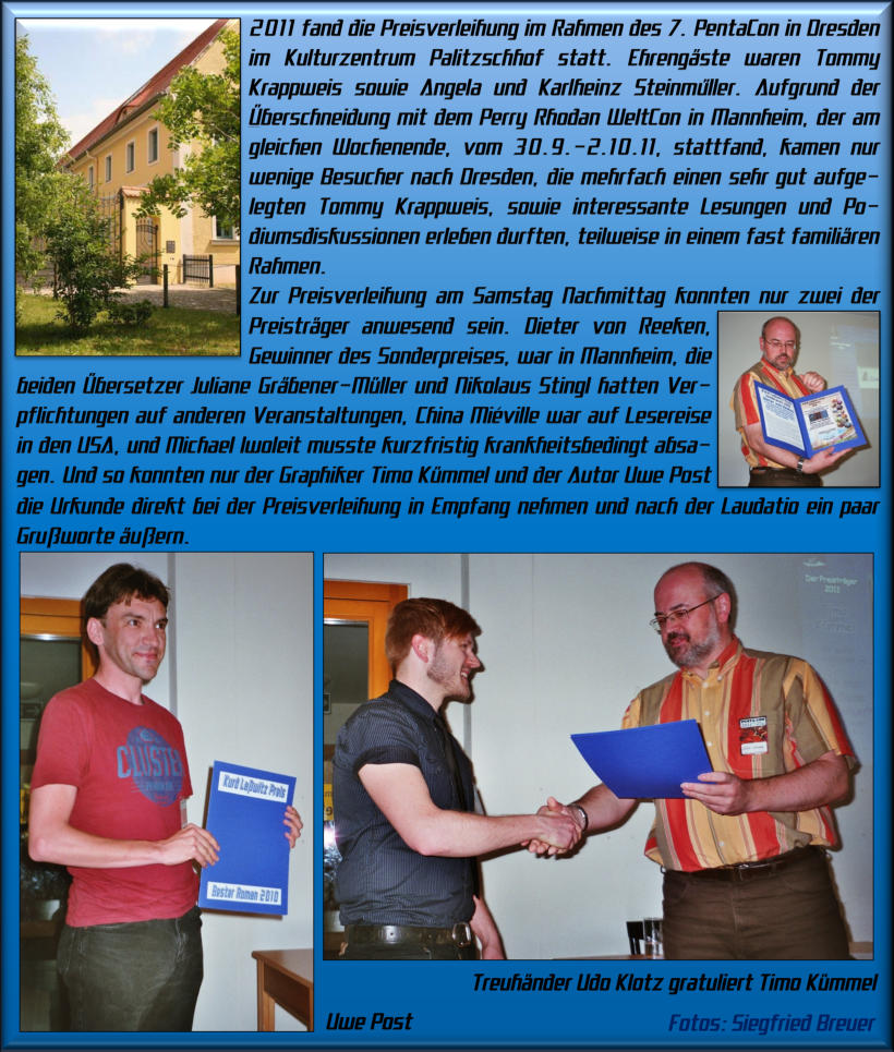 Preisverleihung 2011