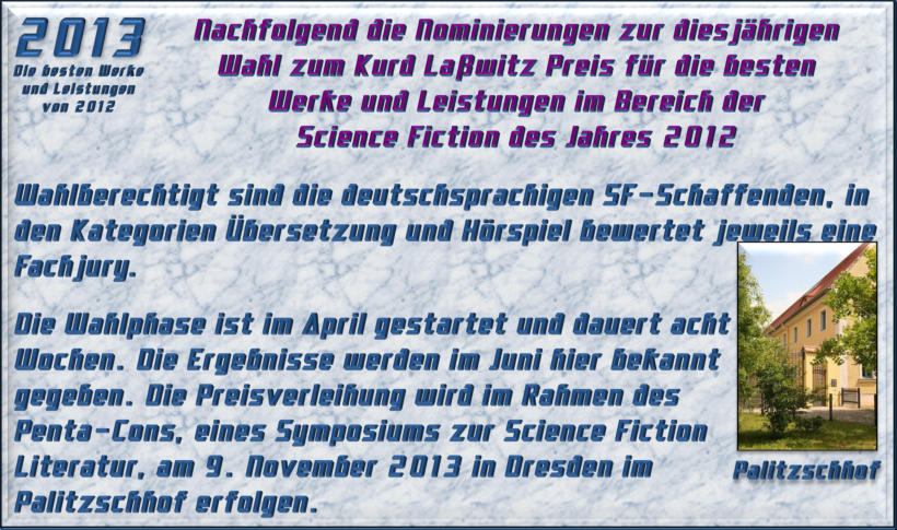 KLP 2013 Nominierungen