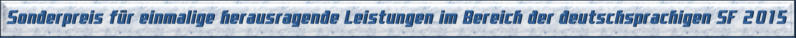 Sonderpreis einmalige Leistungen