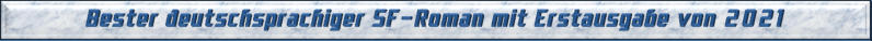 Bester Roman 2021