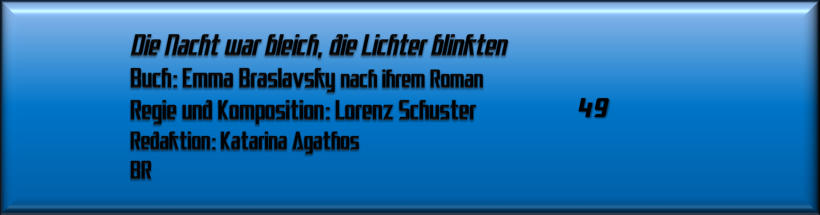Die Nacht war bleich, die Lichter blinkten