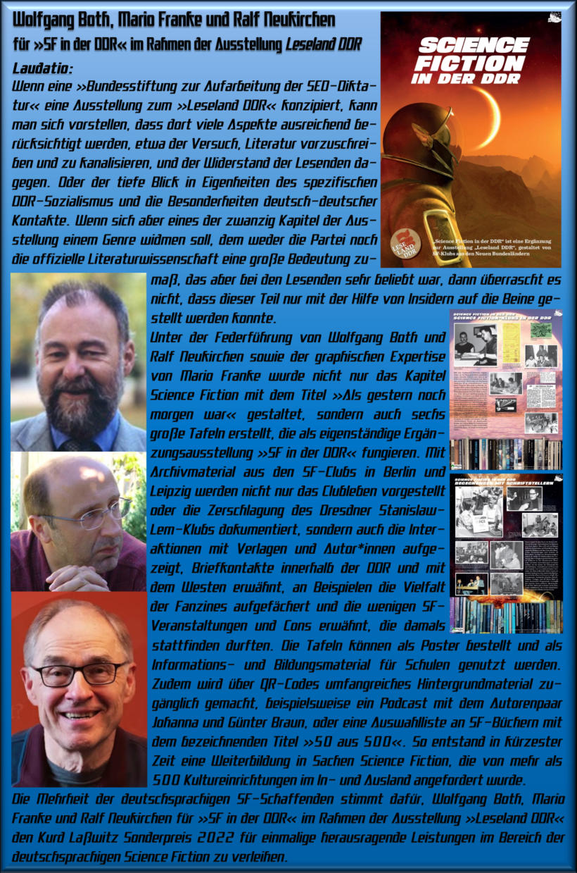 Laudatio Sonderpreis
