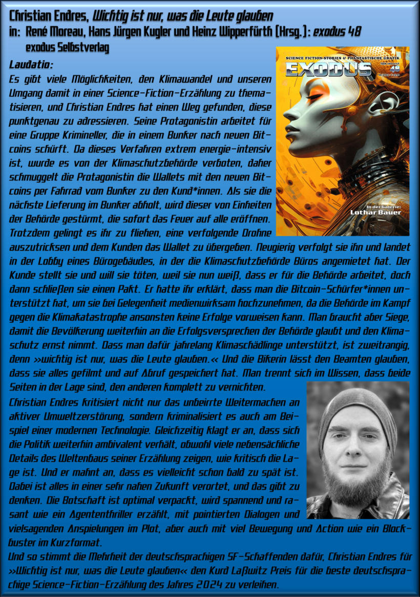Laudatio Erzählung