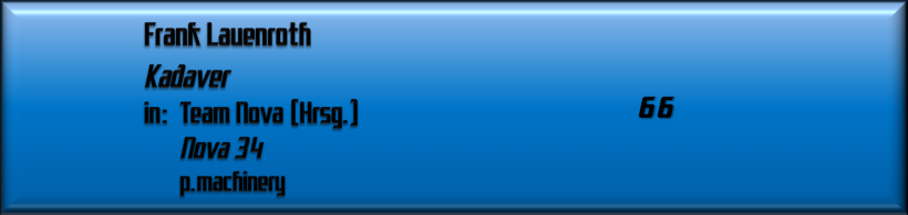 Frank Lauenroth, Kadaver
