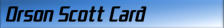 Orson Scott Card