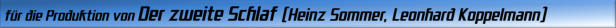 Der zweite Schlaf