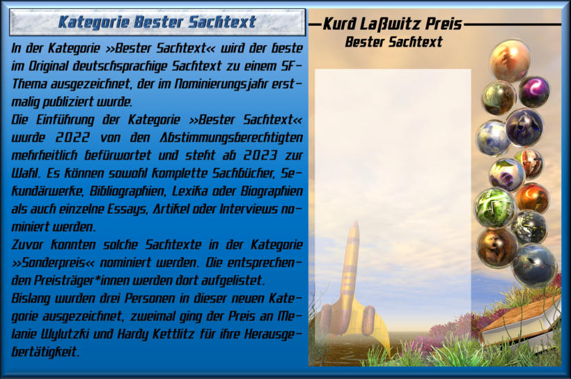 Kategorie Bestes Sachtext Erklärungstext