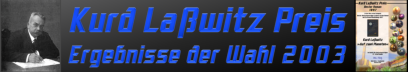 Ergebnisse der Wahl 2003
